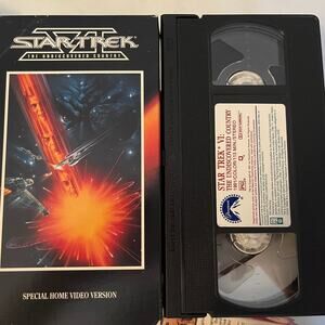Star Trek VI: The Undiscovered Country VHS Movie Special Home Video Version